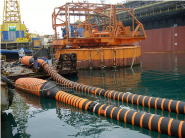 شیلنگ شناور دم دارای گواهی FPSO کلاس BV برای بارگیری نفت خام فراساحلی در نفتکش دریایی