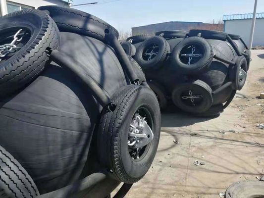 گواهینامه SGS Floating Defense 2.0X3.5m گلگیر لاستیکی پنوماتیک