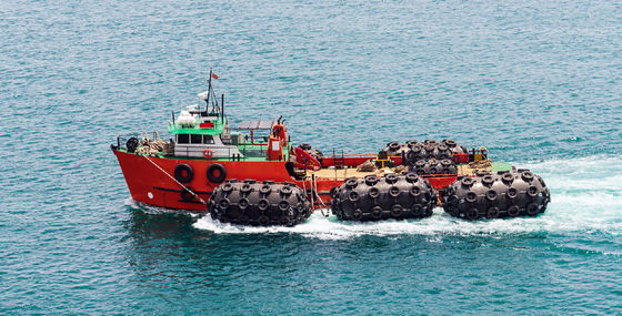 گواهینامه SGS Floating Defense 2.0X3.5m گلگیر لاستیکی پنوماتیک