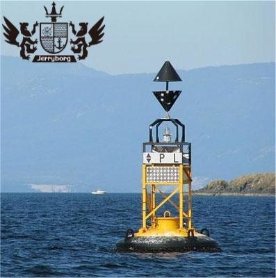 بوای هشدار دریایی پلاستیکی فولاد بوای شناور لنگر انداز بوای ناوبری