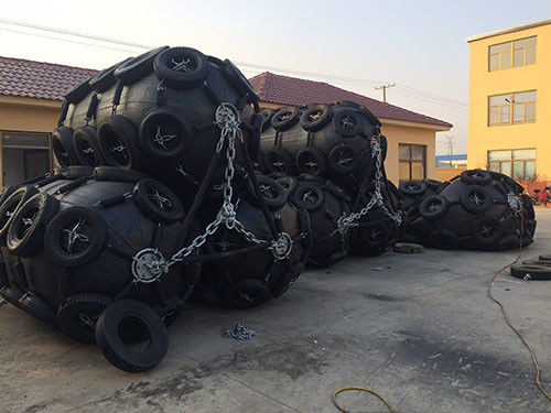 لاستیک طبیعی یوکوهاما فندر پنوماتیک 50kpa 80kpa 2.0m*3.5m برای Dock
