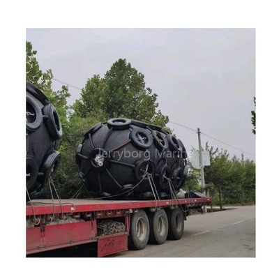 فندر لاستیکی پنوماتیک شناور دریایی با فشار بالا برای حفاظت از لنگرگاه و لنگرگاه کشتی