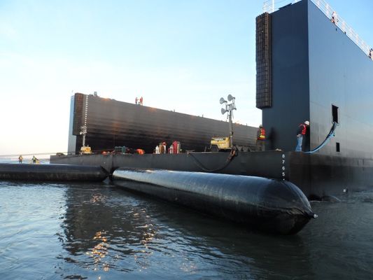 کیسه هوای لاستیکی نجات شناوری بالابر هوا و شناور مجدد برای ساخت اسکله