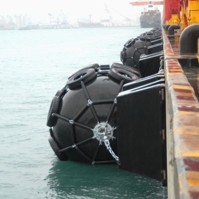 سپر لاستیکی بادی دریایی بادی Ship Bumpers برای حمل و نقل و پهلوگیری کشتی