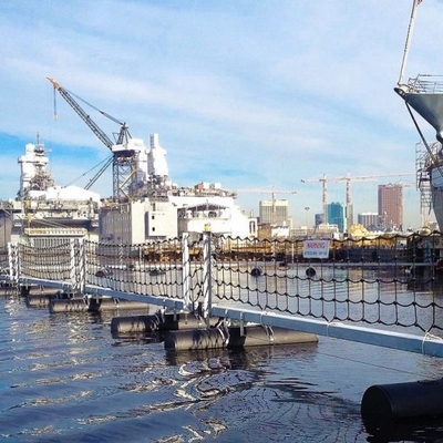 موانع شناور امنیتی HDPE Port با گواهینامه ISO9001