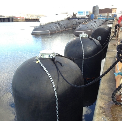 3.3 متر * 6.5 متر پنوماتیک لاستیک شناور Hydro Submarine Fender