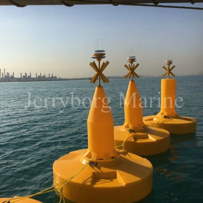 شناور شناور اندازه سفارشی ایمنی نشانگر هشدار دهنده شناور ناوبری HDPE دریایی