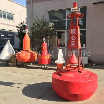 شناور شناور اندازه سفارشی ایمنی نشانگر هشدار دهنده شناور ناوبری HDPE دریایی